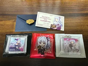 아이돌 마스터 시죠 타카네 키링 미니 아크릴 스탠드 초대장 카드