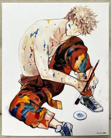 블루 피리어드전 캔버스 아트 야구치야토라