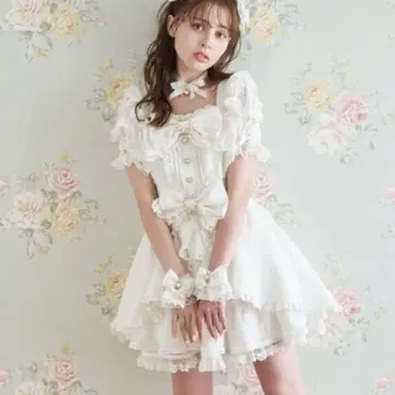 Lizlisa 프론트 카슈쿨 BIG 리본 셋업