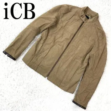 iCB 아이씨비 지퍼 블루종 베이지 2 B9058