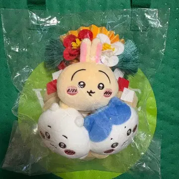 치이카와 (먼작귀) 장식용 짚 로프 봉제 인형