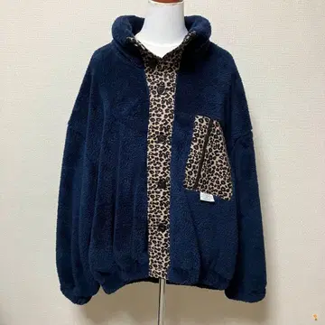 새상품 택 포함 니들워크 모코모코 보아 자켓 NEEDLE WORKS