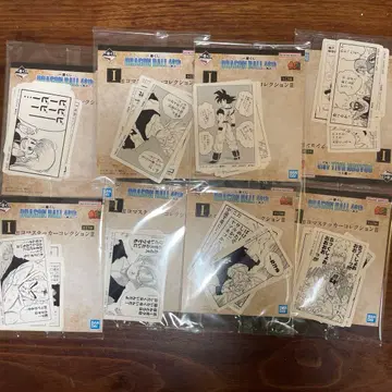 제일복권 드래곤볼 40주년 I상 장면 스티커 8종