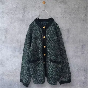 새상품급 쉽스 손세탁 OK 트위드 니트 가디건