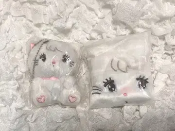 mikko 캐릭터 무스 봉제 인형 페이스 복조리 세트