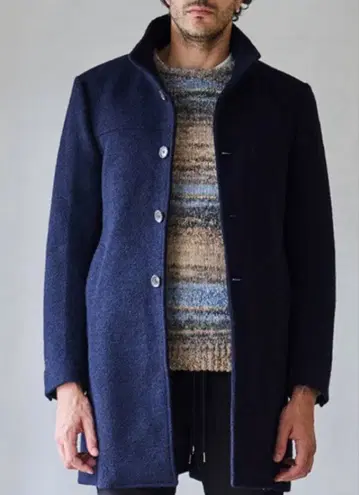 라틀 트랩 남성용 비기 울 코트