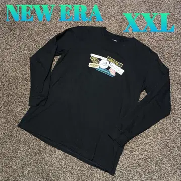 XXL / 새상품급 NEW ERA 뉴에라 롱T 블랙