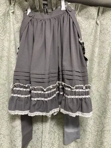기념일 스커트 그레이