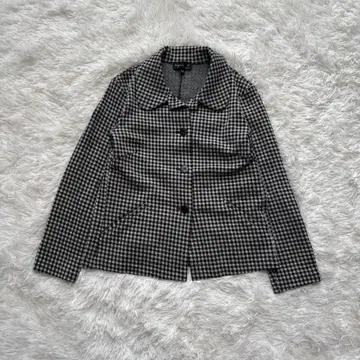 [ 디자인 자켓 ] agnisb 에네스베 T2 깅엄 체크 화이트 블랙