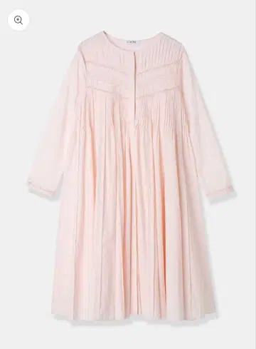 laube-blanc Pin-tuck Lace Mini Dress