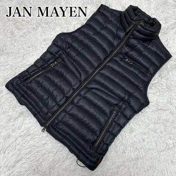 컨디션 최상 JAN MAYEN 야마이엔 네이비 다운 베스트