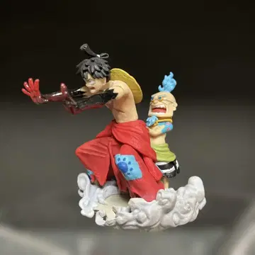 원피스 피규어 루피 와노쿠니 효 할아버지 레어 당시물 희귀