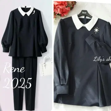 르네 2025 화이트 카라 상의