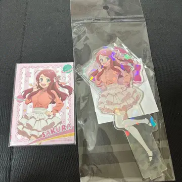 좀비랜드 사가 미나모토 사쿠라 아크릴 스탠드 카드