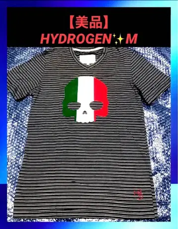 [ 새상품급 ] HYDROGEN 하이드로겐 T셔츠 M 사이즈 남성용
