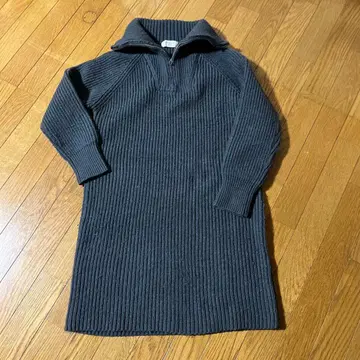 블루 하이넥 스웨터 38/N 월드