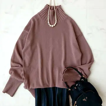 새상품급 띠어리 고급 퓨어 캐시미어 100 릴랙스 터틀넥 니트 S