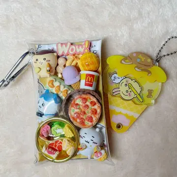 가챠 채워넣은 듯한 파우치 & 캔디 백 키링