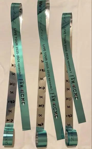 timelesz 돔 투어 은 테이프 풀 3개 12/27