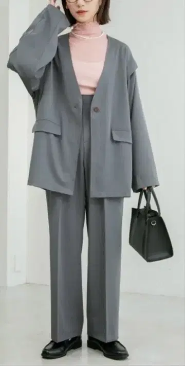 BONLECILL 2way 자켓 셋업 팬츠 그레이
