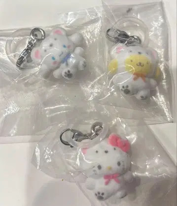 산리오 포근포근 스노우 메지루시 액세서리 가챠가챠