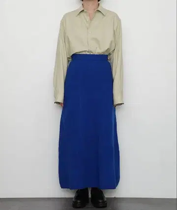 AURALEE 니트 롱 스커트