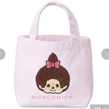새상품 Monchhichi 몬치치 런치 토트백 핑크 헤이세이 여자