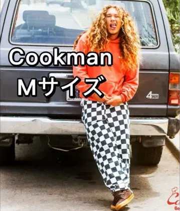 Cookman 쿠크만 셰프 팬츠 체커 패턴 M 사이즈 미개봉 새상품 체크