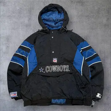 90s STARTER NFL 카우보이 충전솜 아노락 후드티