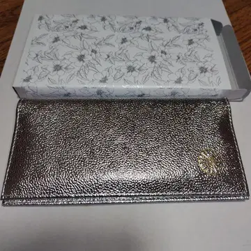 [ 새상품 미사용 ] 황궁 천연 가죽 장지갑 실버