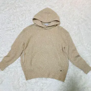 새상품급 매킨토시 런던 루즈핏 수플레 무스 니트 후디 포근포근