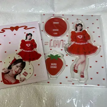 =LOVE 사사키 마이카 아크릴 스탠드 개별 스티커 세트 토쿠베츄, 시테
