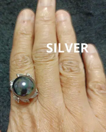 펄 SILVER 반지