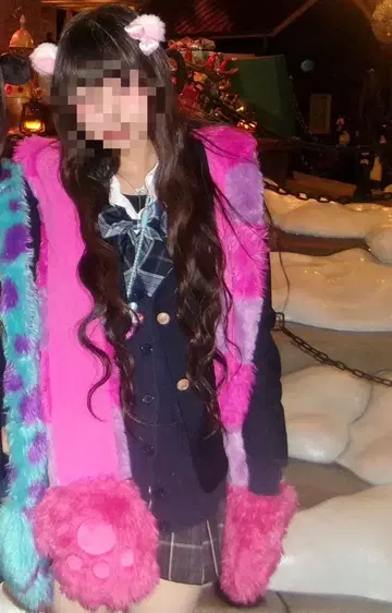 [가격 인하] 체셔 고양이 머플러 캡