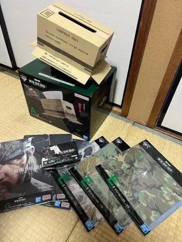 제일복권 메탈기어 솔리드 A상 종이상자 잠입 티슈 케이스 외 7점