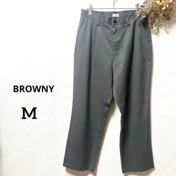브라우니 팬츠 다크 그레이 남성용 슬랙스 센터 프레스 M