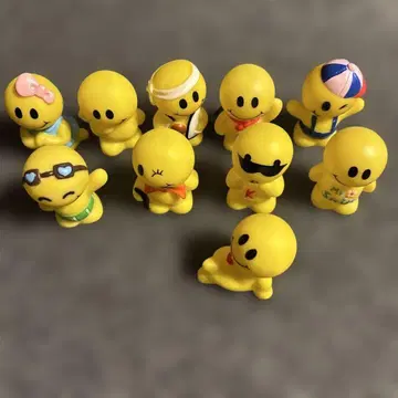 옐로우 계열 스마일 미니 피규어 묶음 판매