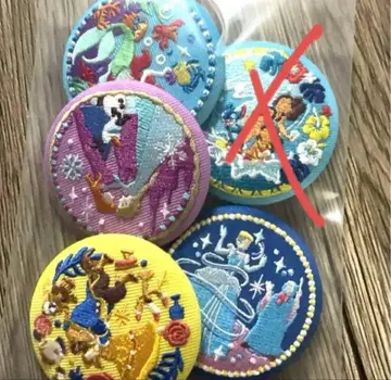 자수 캔뱃지 디즈니