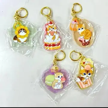 미개봉 mofusand 모프 샌드 아크릴 키링 3 세트 5개 2