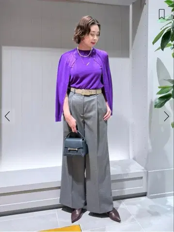 Ballsey 슈퍼 엑스트라 파인 울 크루넥 가디건