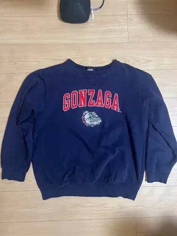 구제 의류 Gonzaga 맨투맨 네이비
