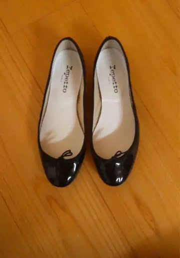 레페토 발레 슈즈 에나멜 블랙 39 블랙