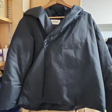 BEAMSBOY 빔즈 보이 숏 다운 코트 후드 블랙 F