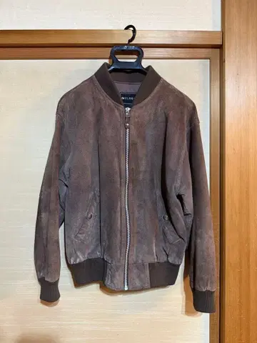 MELROSE 브라운 스웨이드 자켓