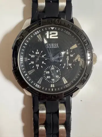 GUESS 크로노그래프 블랙워치