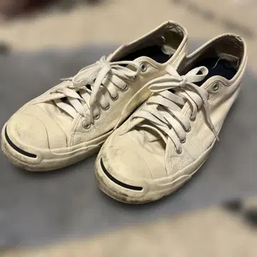 CONVERSE 잭퍼셀 화이트 스니커즈 스테디셀러 27.5cm