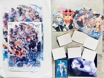 그랑블루 페스티벌 2025 입장 특전 리플렛 리얼 가챠 6개