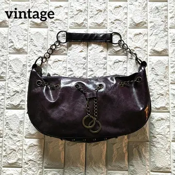 y2k 그런지 원숄더 스터드 하프문 체인 모리걸