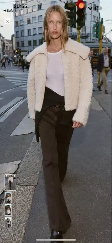 인기 ZARA 부클레 니트 가디건 택 포함 새상품 M