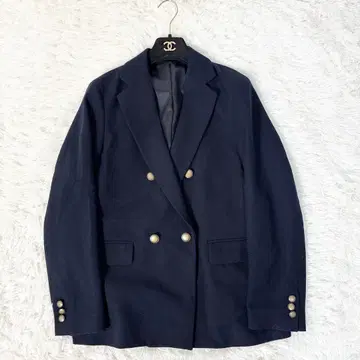 새상품급 UNIQLO 유니클로 네이비 테일러드 자켓 골드 버튼 M